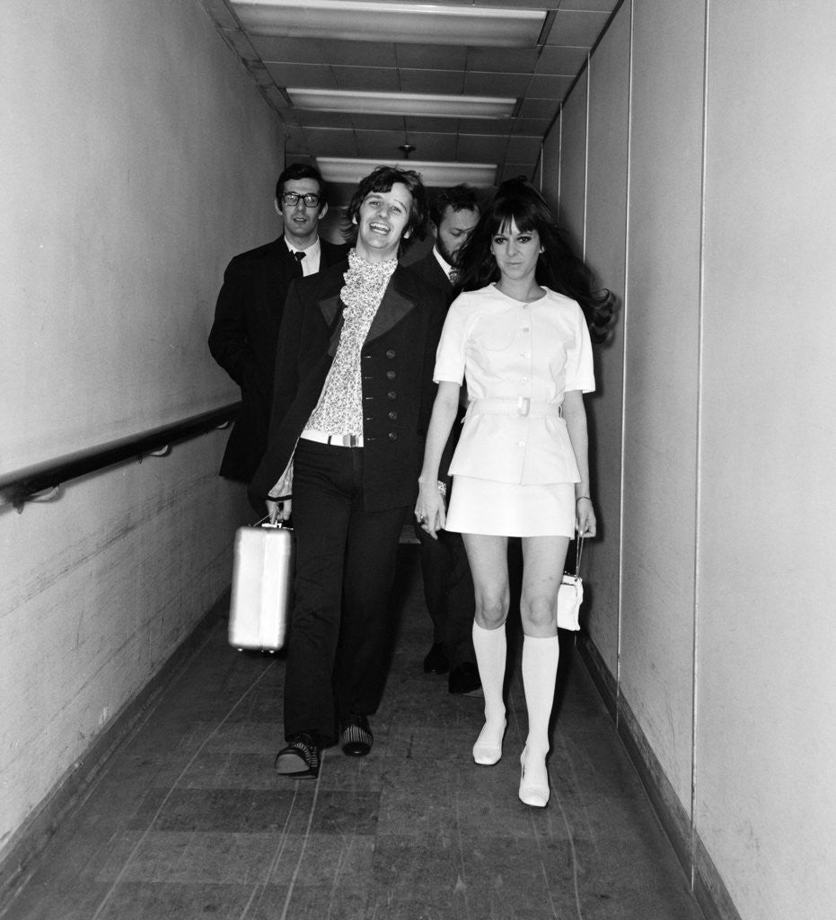 Detail of Ringo Starr 1964 by Victor Crawshaw