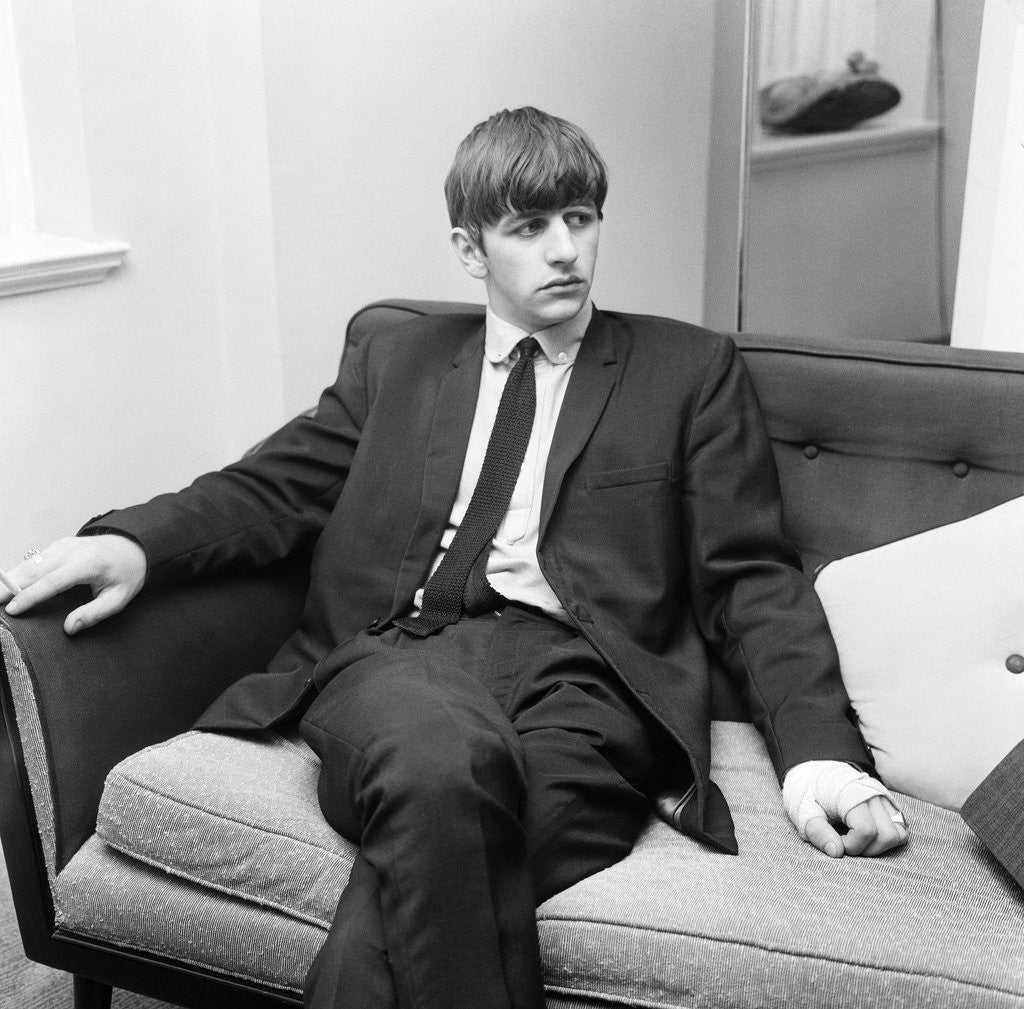 Detail of Ringo starr  The Beatles  R6868 by Bela Zola