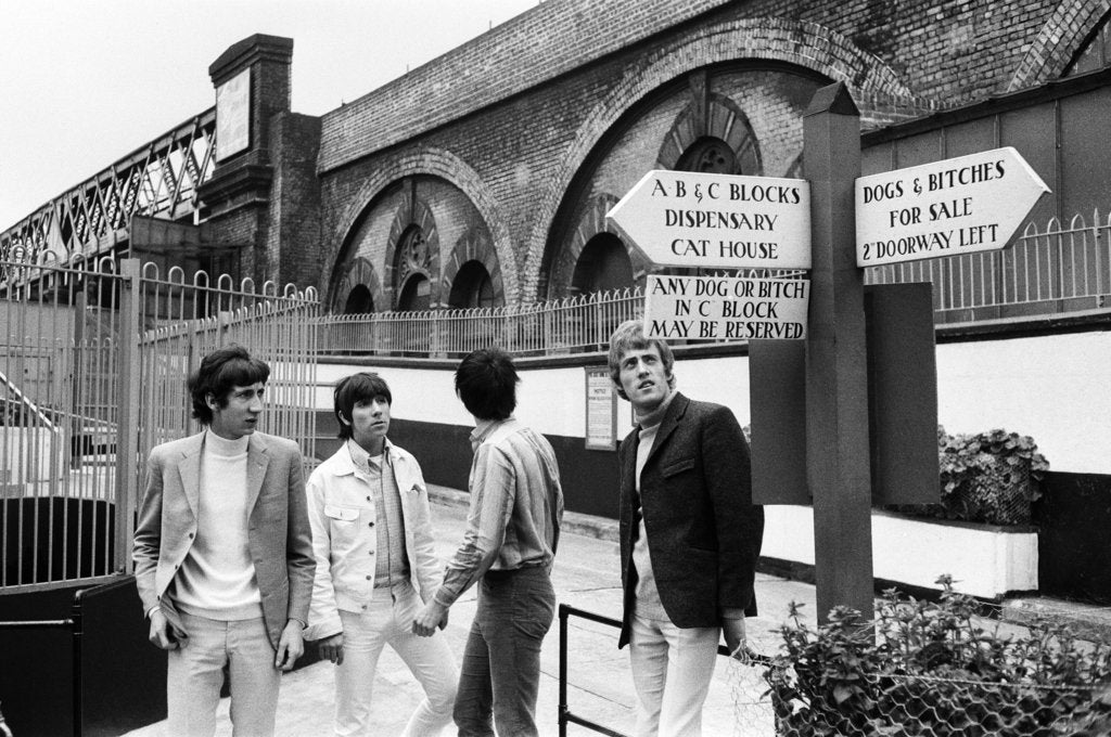 Detail of The Who rock group at Battersea by Charles Ley