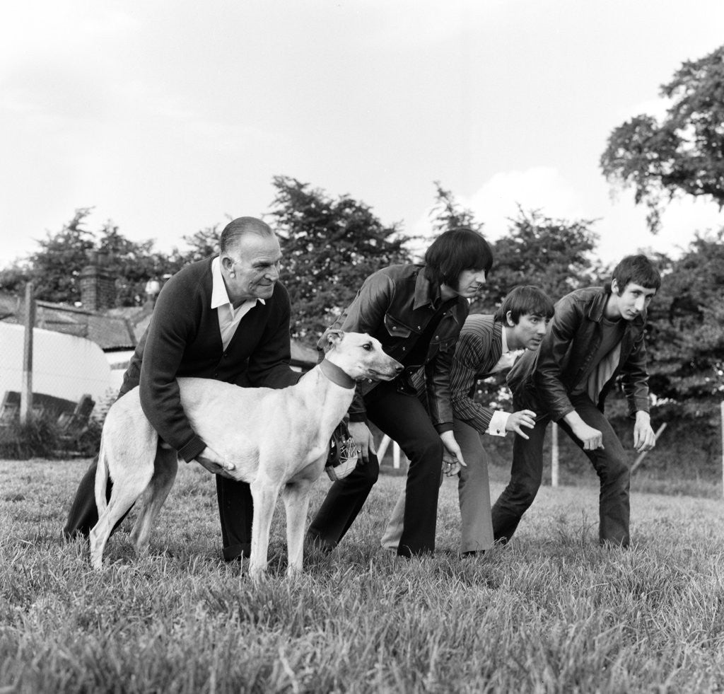 Detail of The Who group 1968 by Tom King