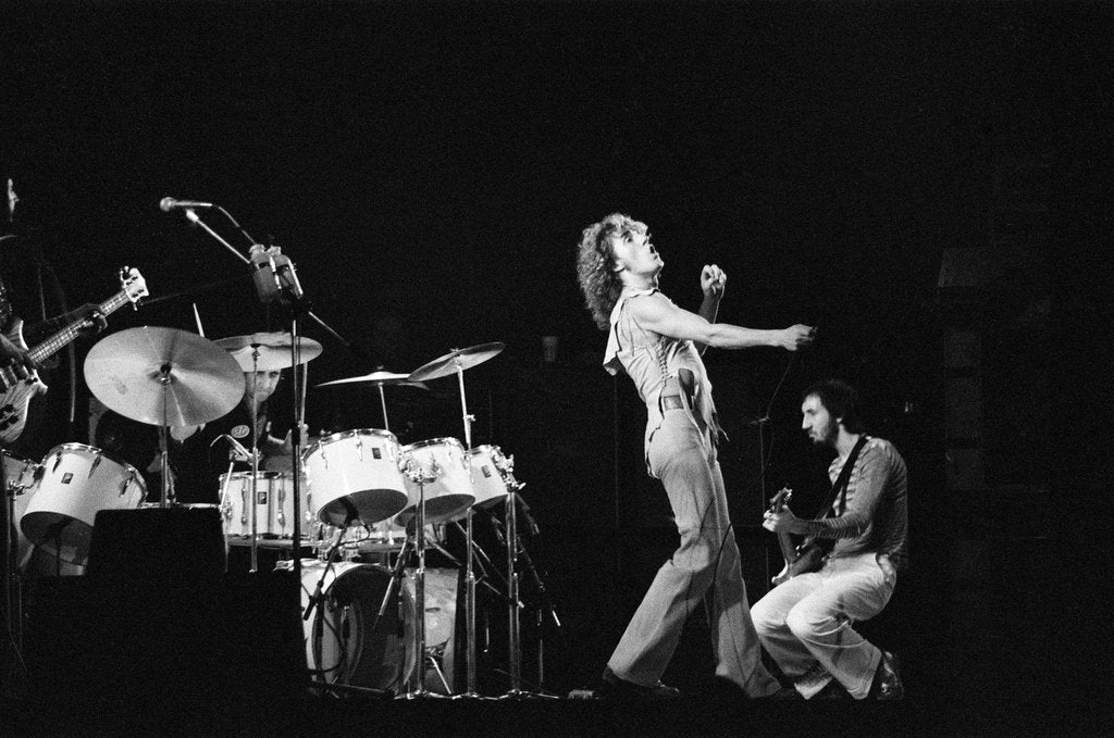 Detail of The Who concert 1975 by Tony McGee