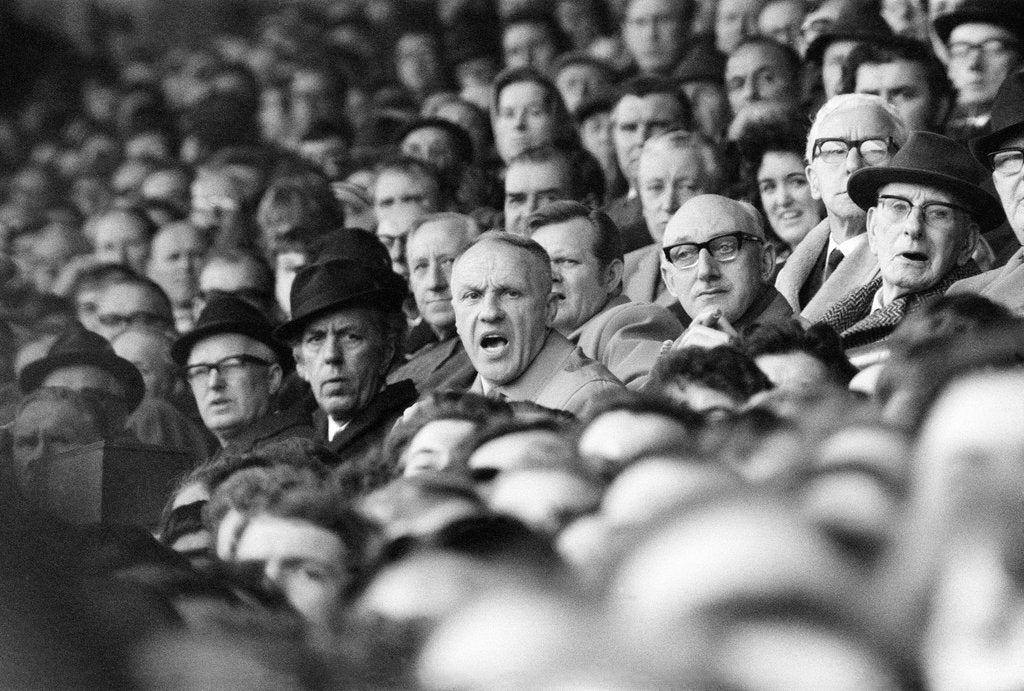 Detail of Bill Shankly Liverpool manager by Gerry Crowther