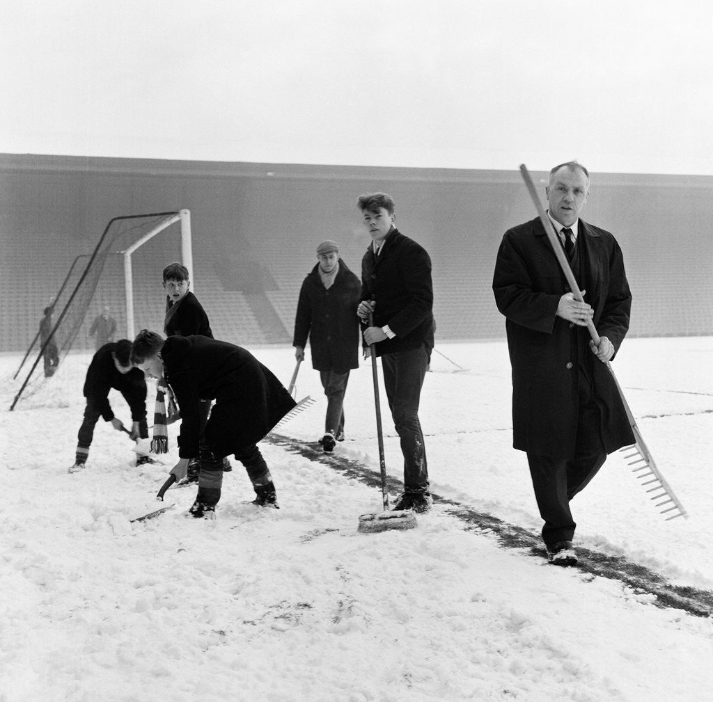 Detail of Bill Shankly Liverpool manager by Charlie Owens