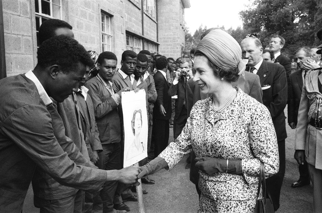 Detail of Queen Elizabeth II 1965 by Freddie Reed