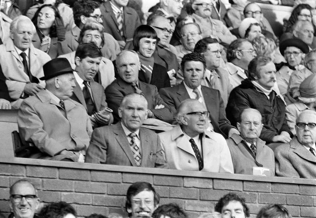 Detail of Bill Shankly Liverpool manager by Staff