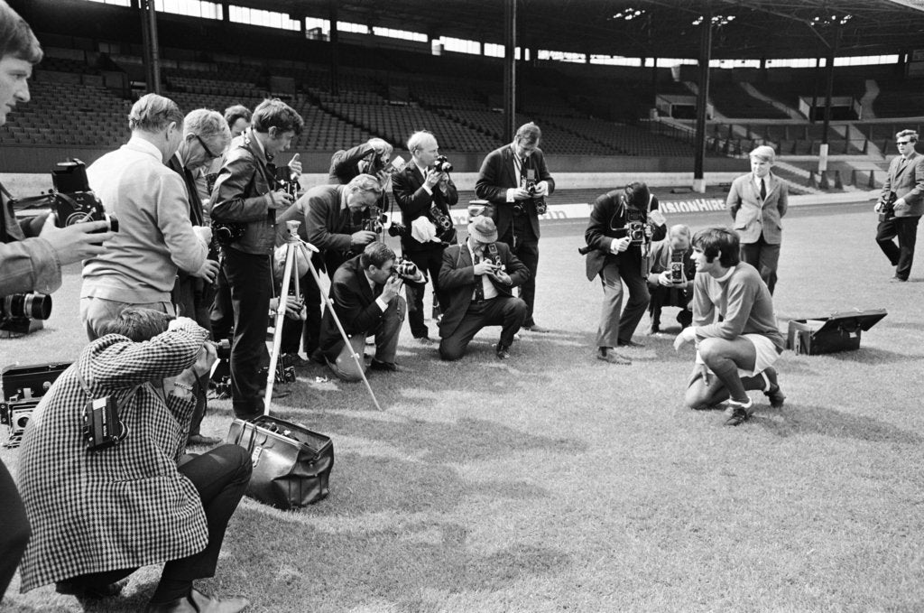 Detail of George Best and  girlfriend by Alfred Markey