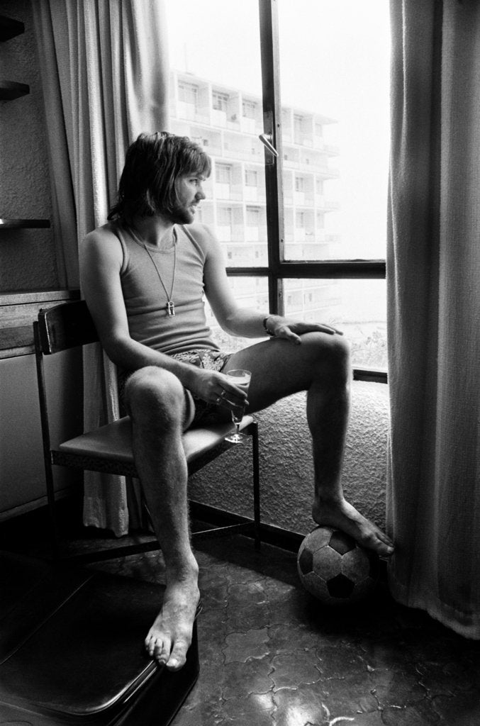 Detail of George Best ex girlfriend by Eddie Sanderson