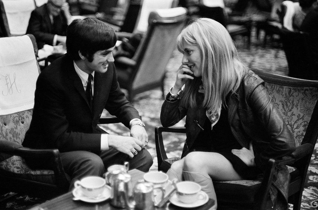 Detail of George Best and  girlfriend by Arthur Steel