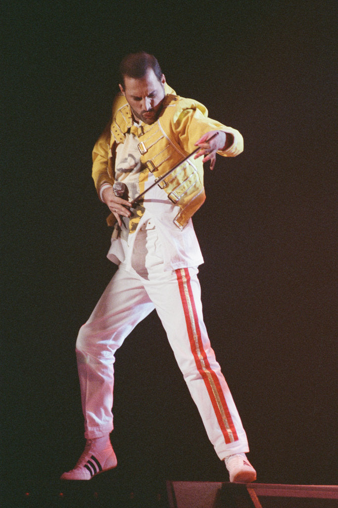 Detail of Freddie Mercury 1989 by Nigel Wright