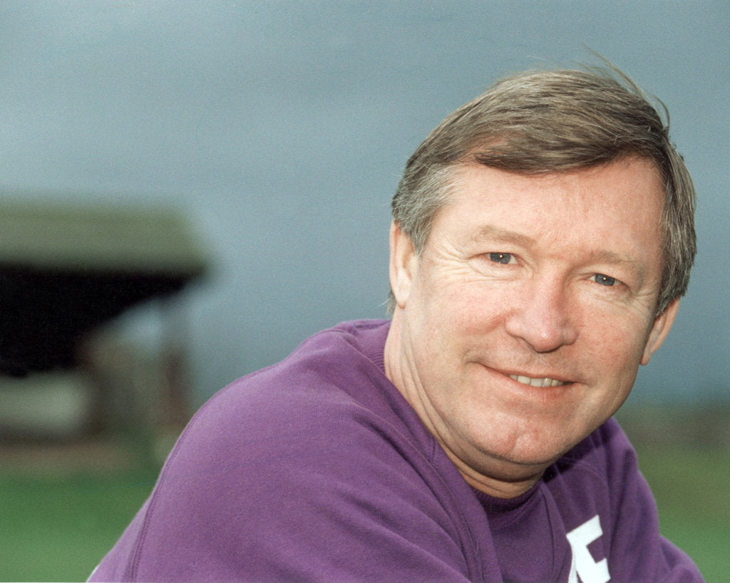 Detail of Manchester United manager Alex Ferguson by Staff