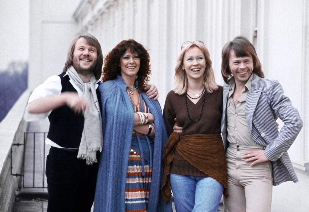 Detail of Abba pop group 1978 by Staff