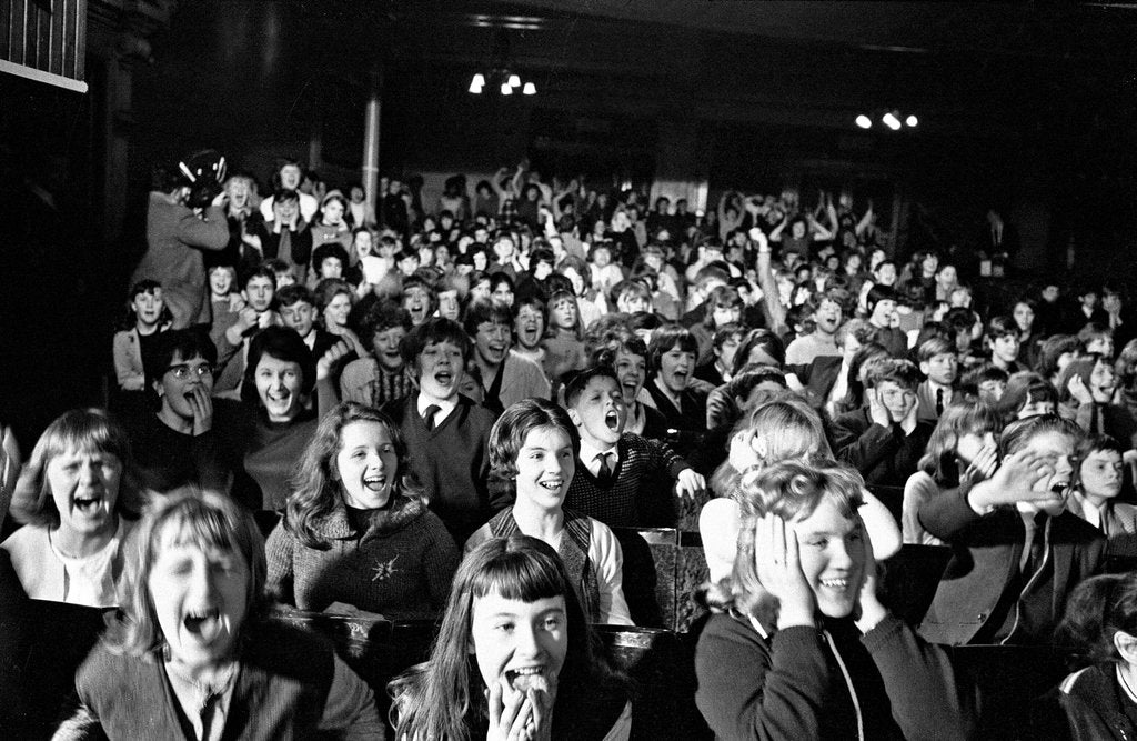 Detail of Northern premier of The Beatles film 1964 by Staff