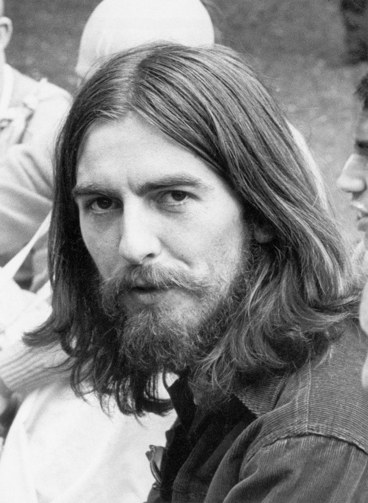 Detail of George Harrison 1969 by Arthur Steel