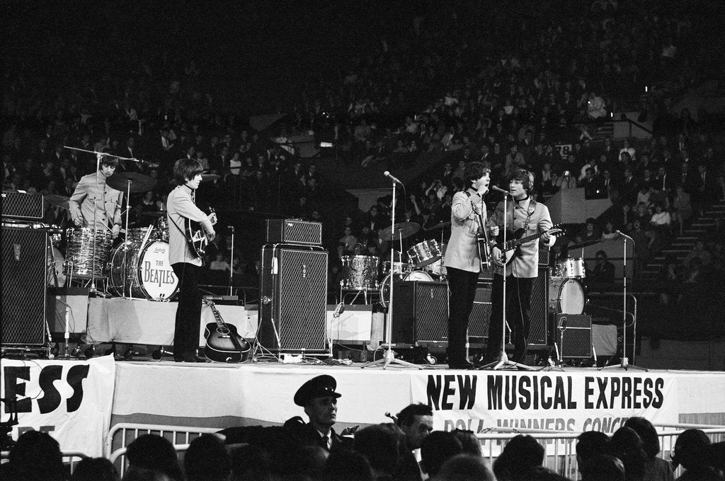 Detail of The Beatles 1965 by Alisdair MacDonald