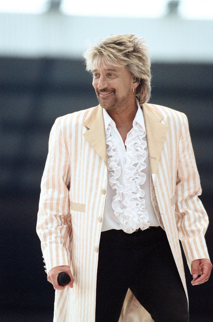 Detail of Rod Stewart 1995 by Staff