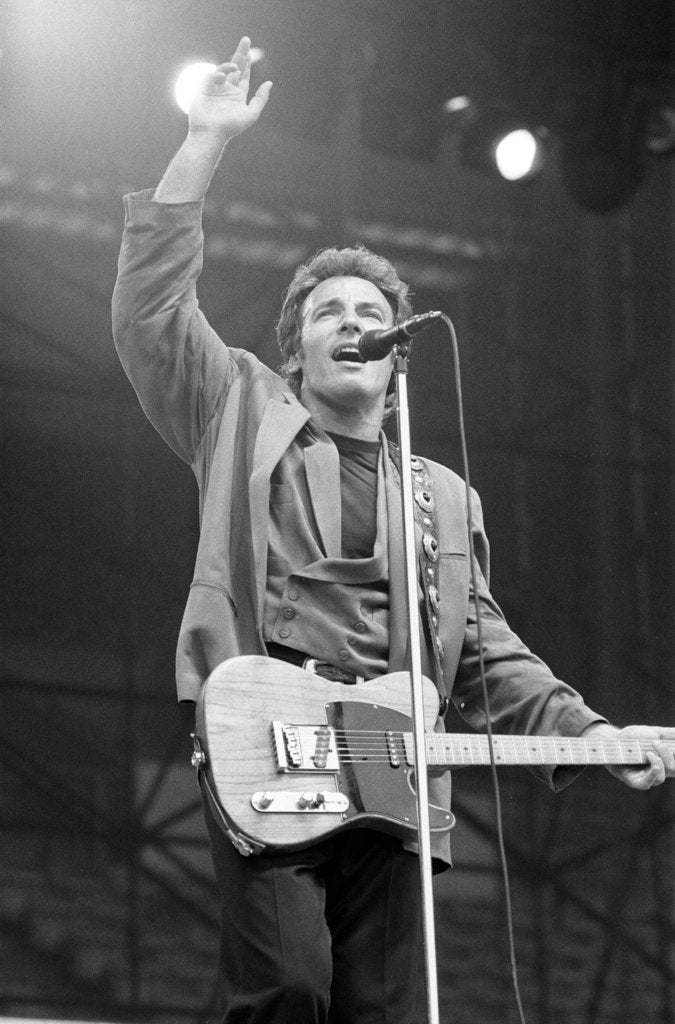 Detail of Bruce Springsteen by Birmingham Post and Mail Archive