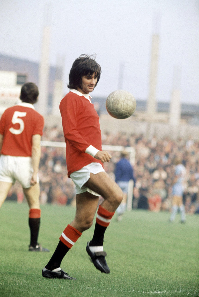 Detail of George Best United 1971 by Ernest Chapman