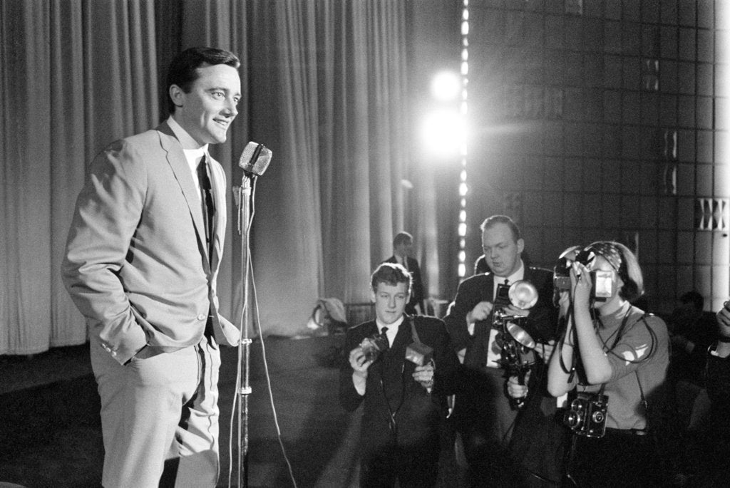 Detail of Robert Vaughn by Eddie Waters