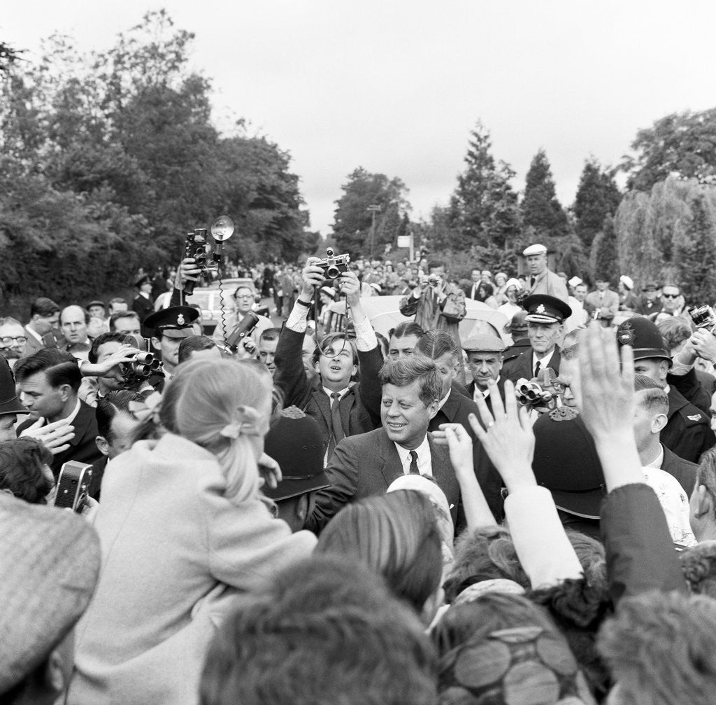 Detail of JFK Visit to UK 1963 by Arthur Sidey