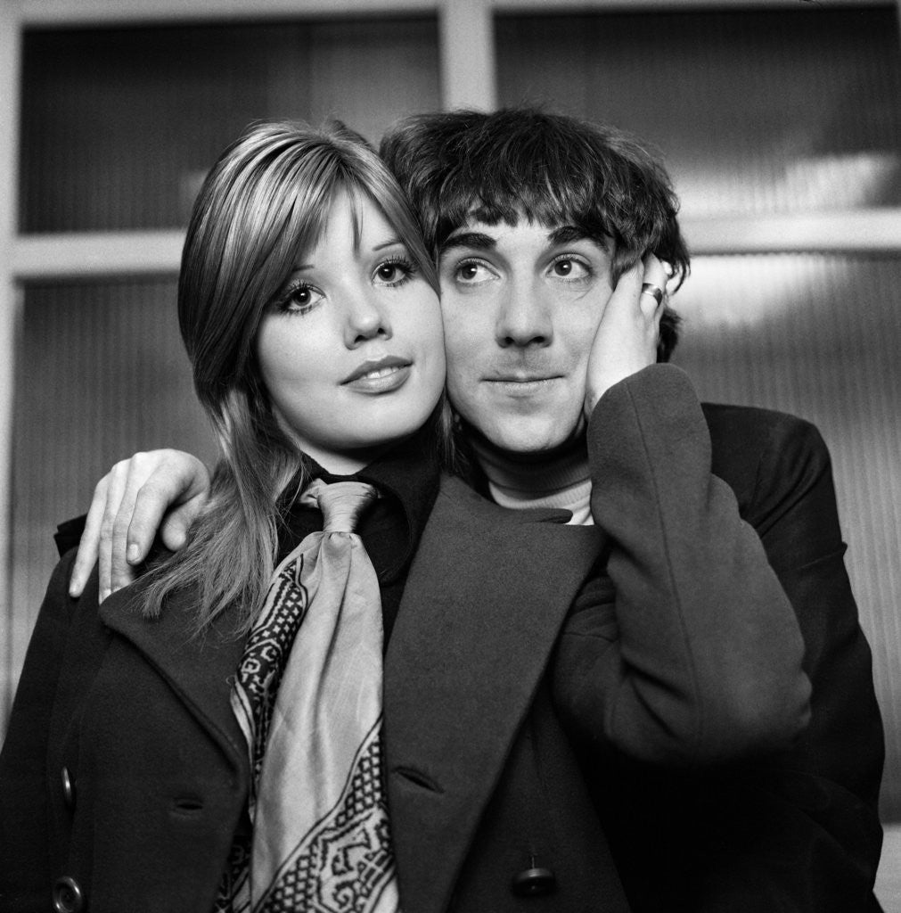 Detail of Keith Moon and wife Kim by Charlie Ley