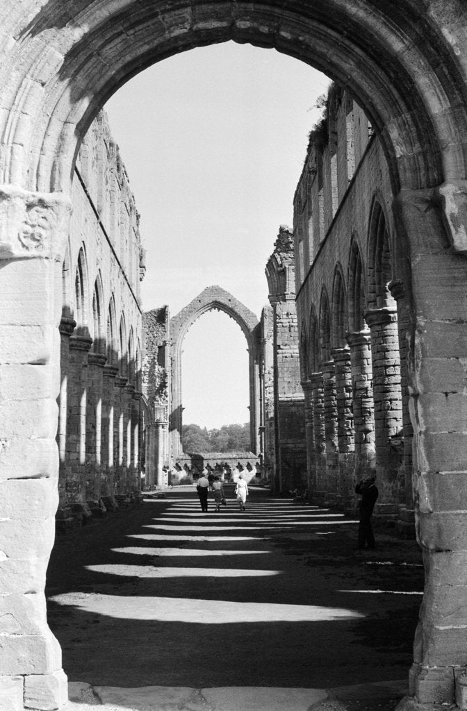 Detail of Fountains Abbey 1970 by Staff