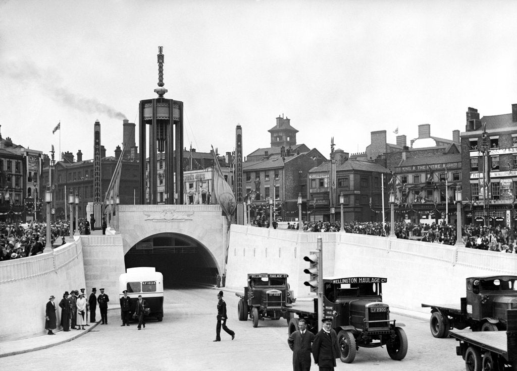 Detail of Mersey Tunnel Opening by unknown