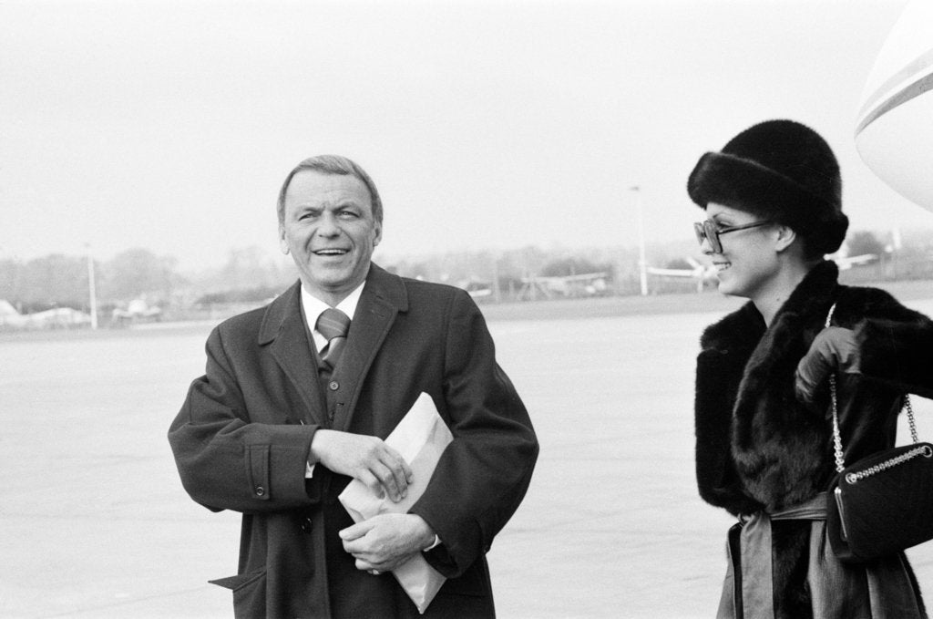 Detail of Frank Sinatra 1970 by Geoffrey Day