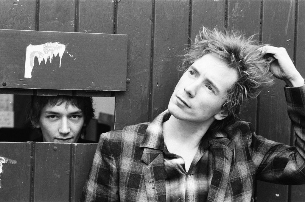 Detail of Sex Pistols 1981 by Mike Maloney