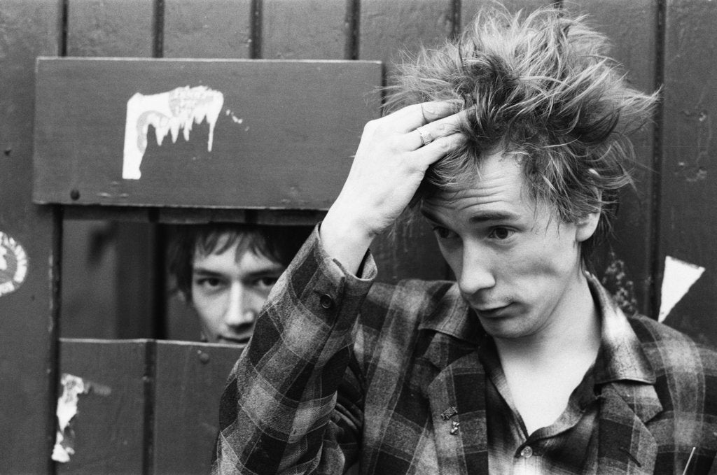 Detail of Sex Pistols 1981 by Mike Maloney