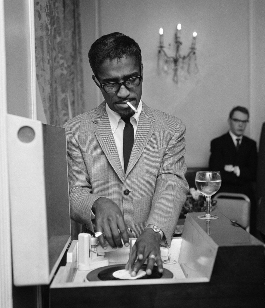 Detail of Sammy Davis Jr 1962 by Blandford