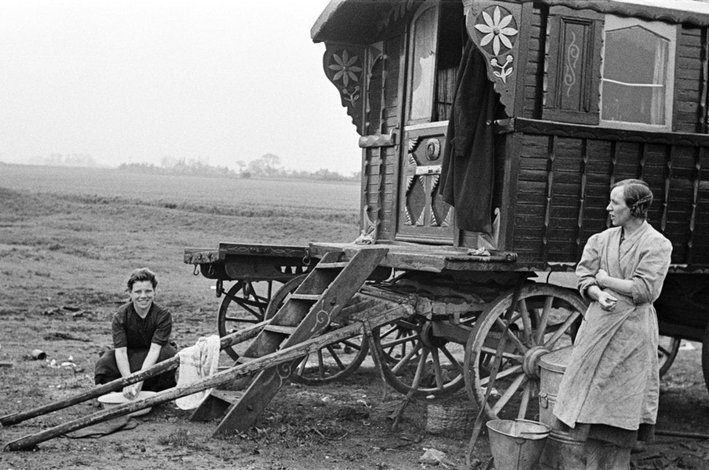 Detail of Gypsy Caravan by Bela Zola