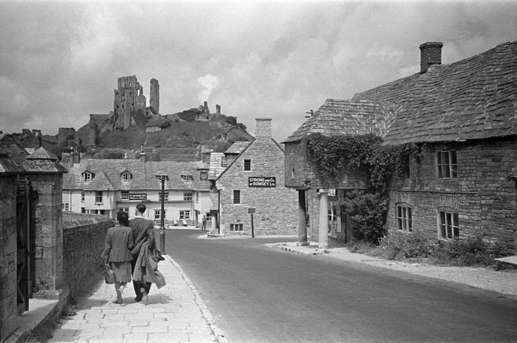 Detail of Corfe Castle by Staff