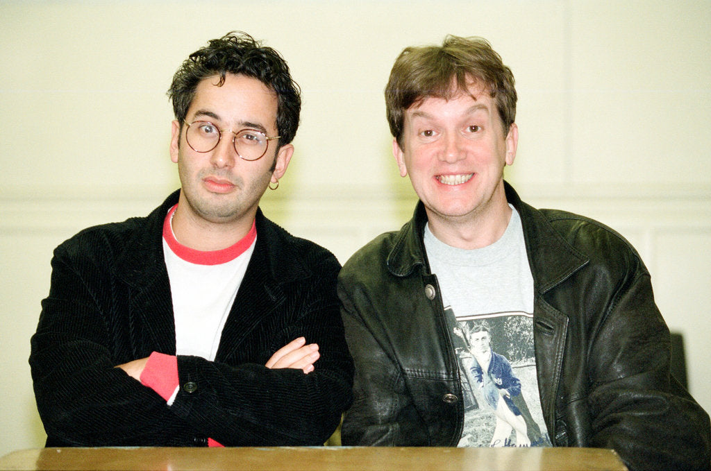 Detail of Frank Skinner and David Baddiel, 1994 by Derry