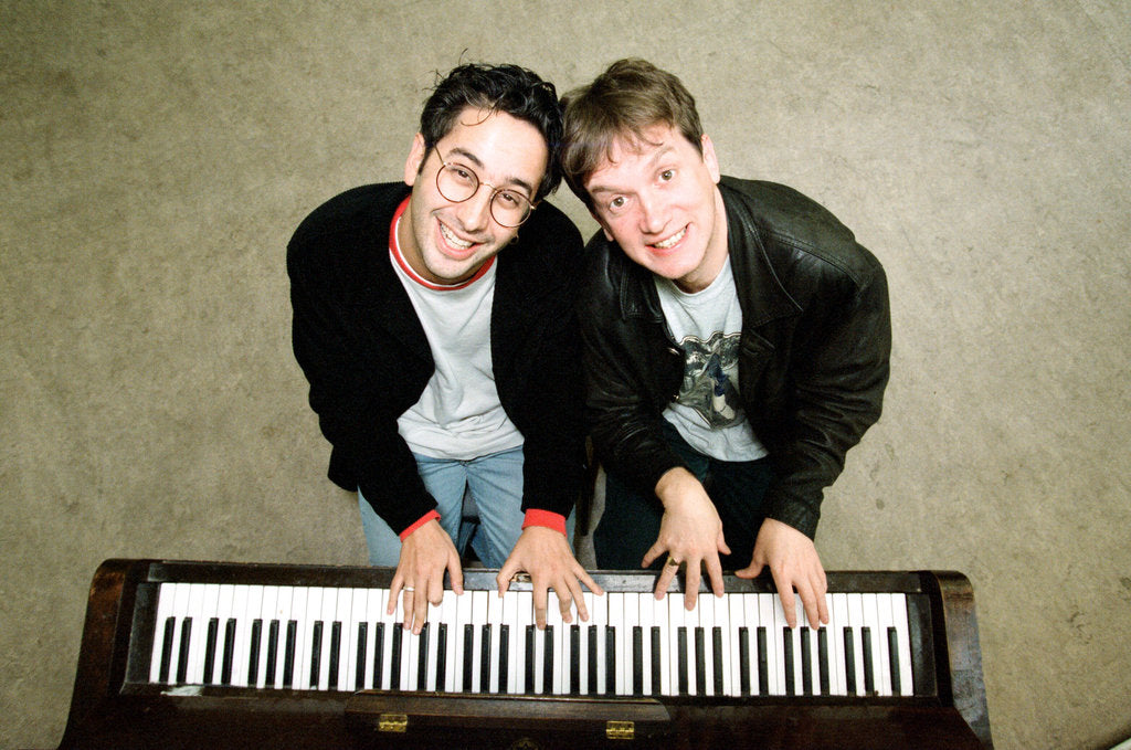 Detail of Frank Skinner and David Baddiel, 1994 by Derry