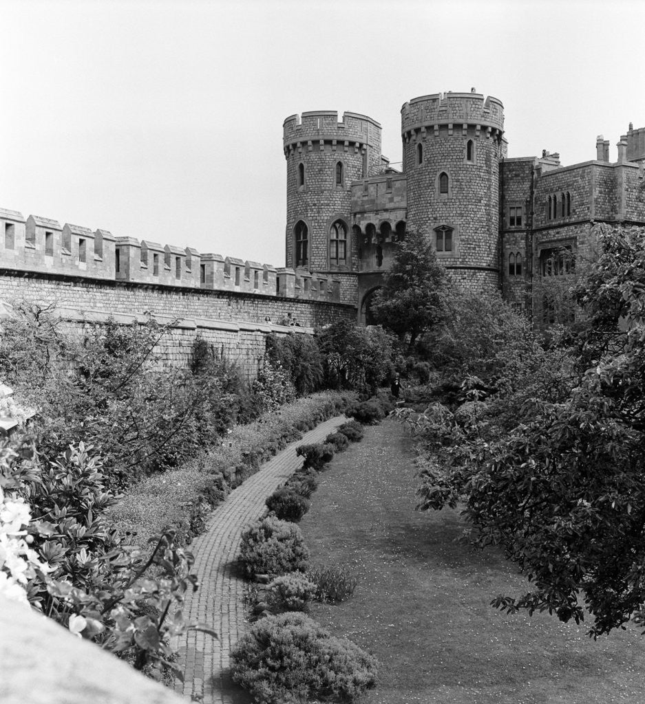 Detail of Windsor Castle, Berkshire, 1954 by McLelland
