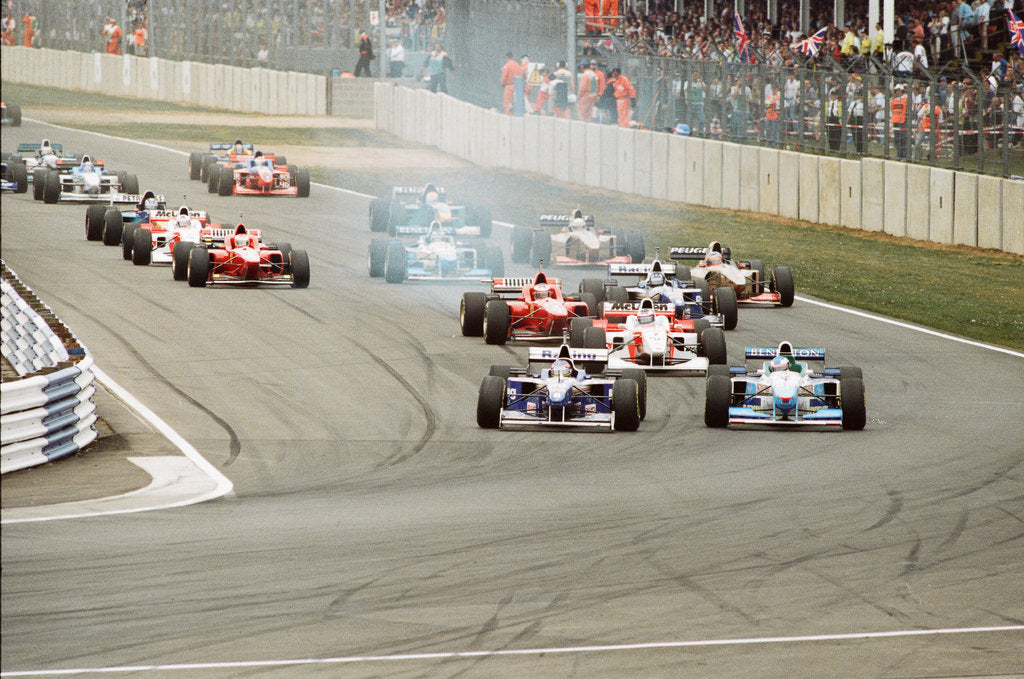 Detail of Michael Schumacher by Geoff Garrett