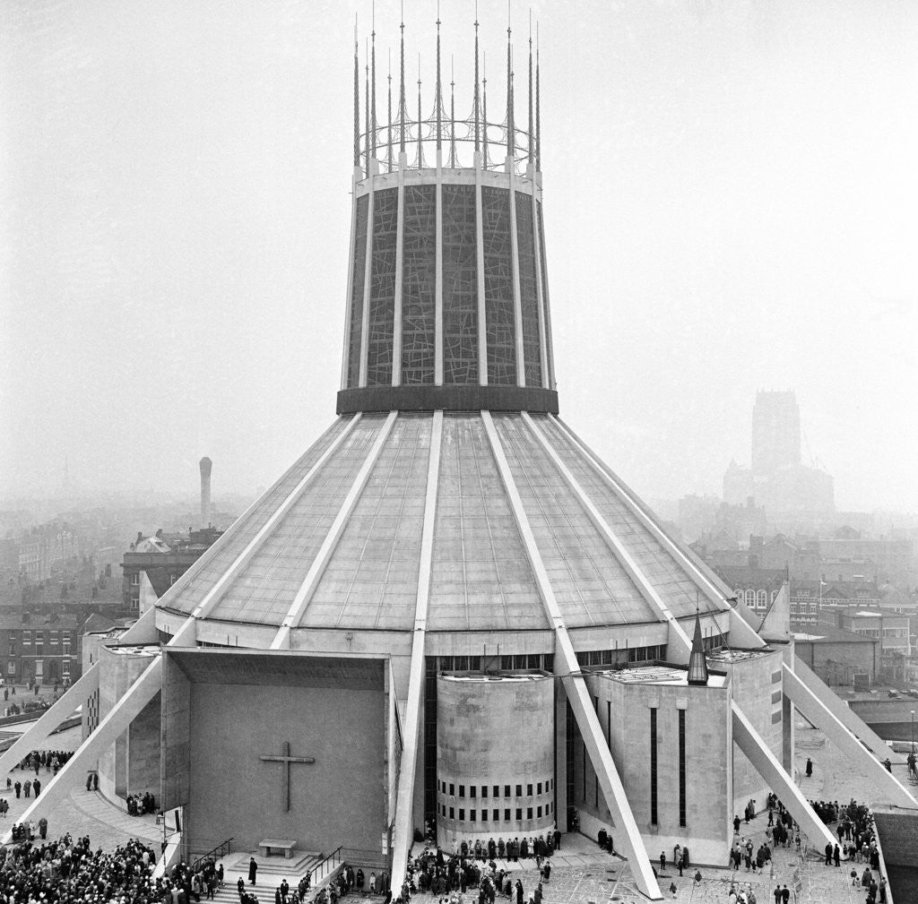 Detail of Liverpool Cathedral by Staff
