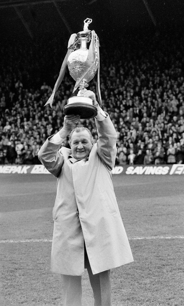 Detail of Bob Paisley Liverpool manager by Staff