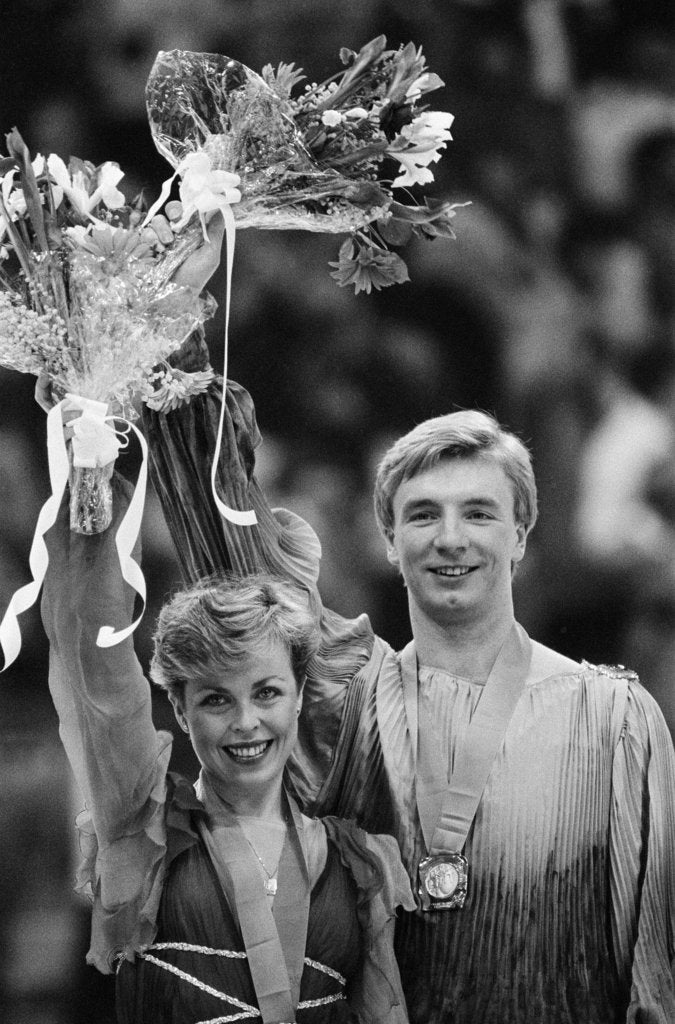 Detail of Torvill and Dean by Monte Fresco