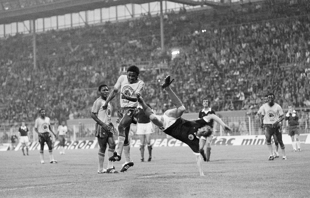Detail of Zaire v Scotland World Cup  1974 by Monte Fresco