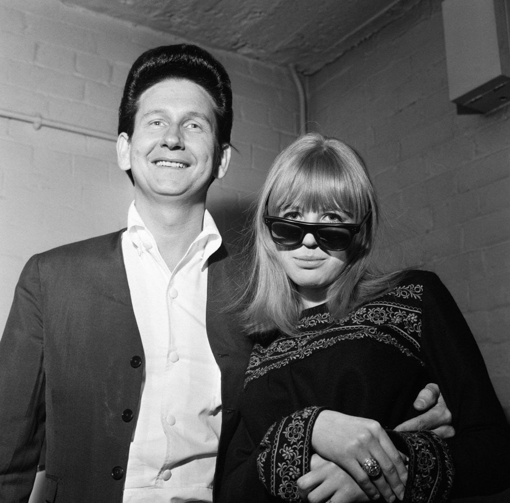 Detail of Marianne Faithfull by Arthur Sidey