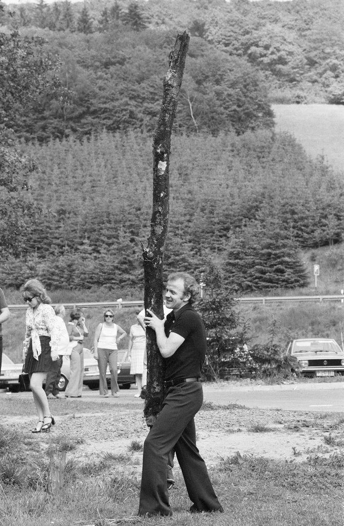 Detail of Scotland team at 1974 World Cup by Monte Fresco