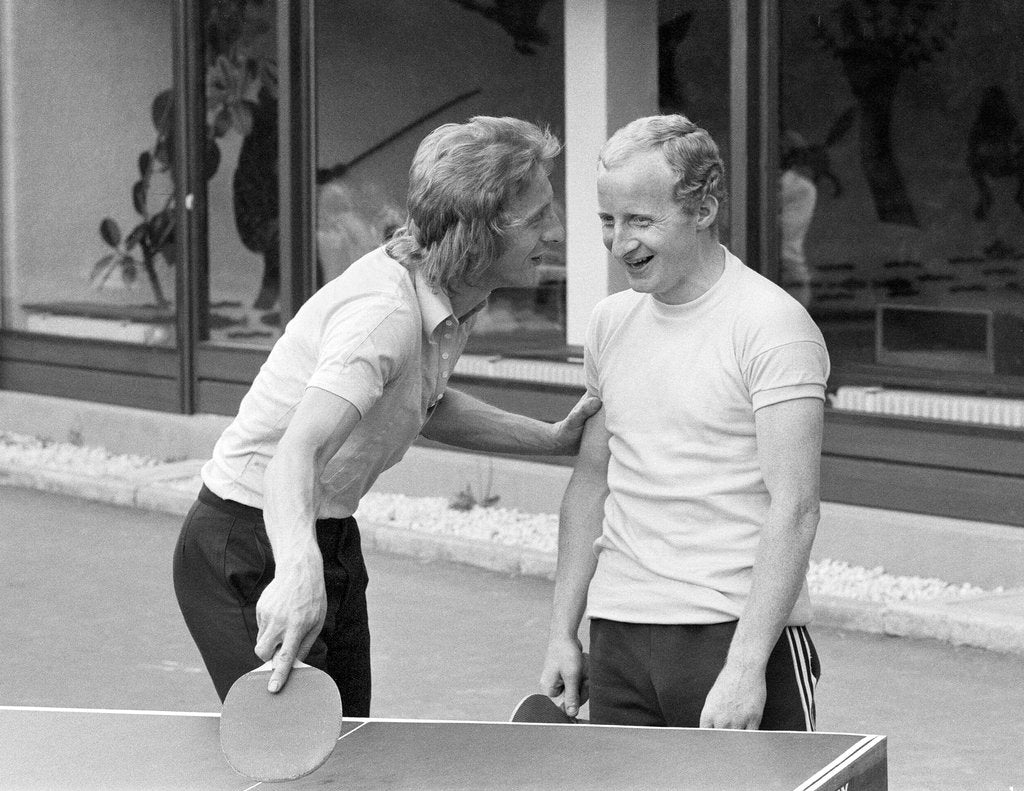 Detail of Scotland team at 1974 World Cup by Monte Fresco