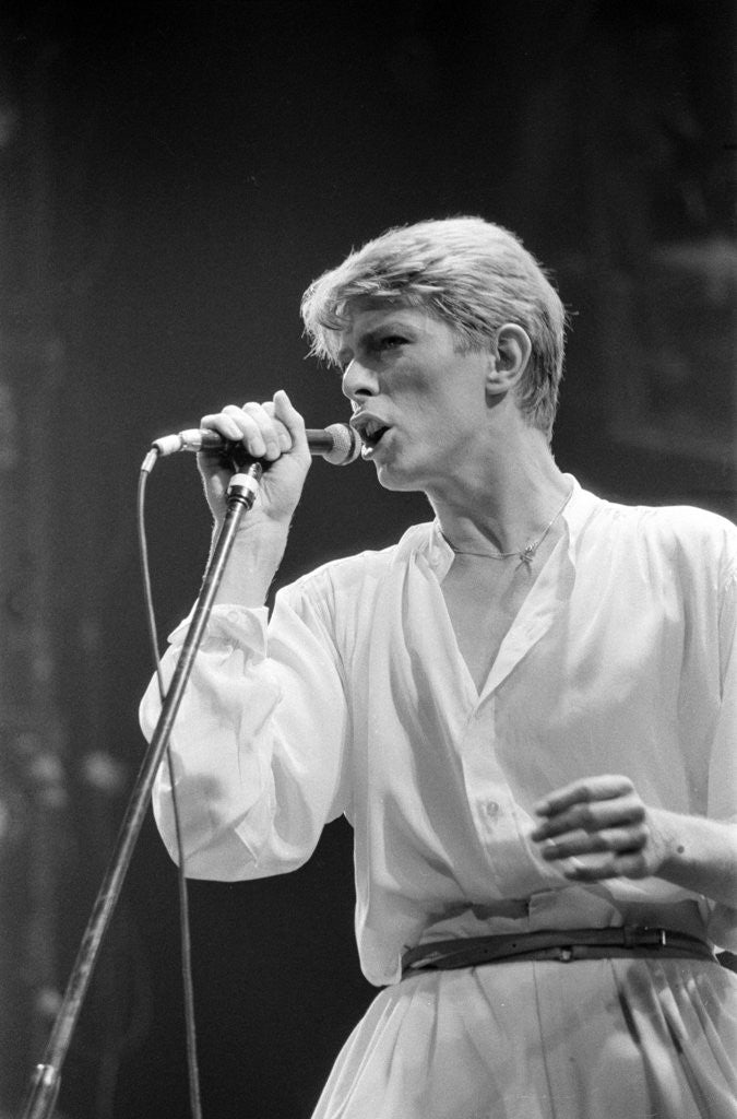 Detail of David Bowie 1978 by Allan Olley