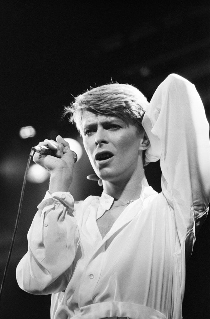 Detail of David Bowie 1978 by Allan Olley