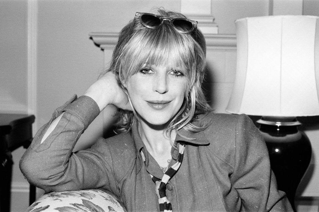 Detail of Marianne Faithfull 1979 by Allan Olley