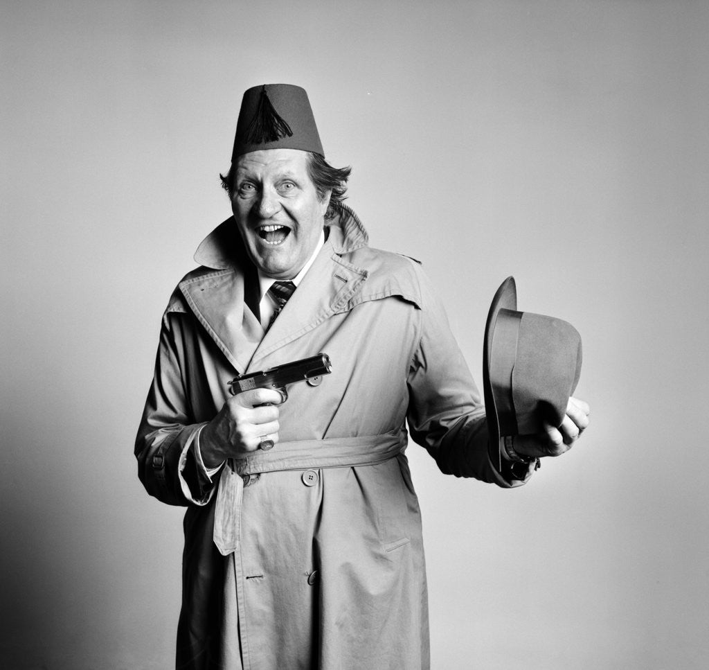 Detail of Tommy Cooper 1978 by Carl Bruin