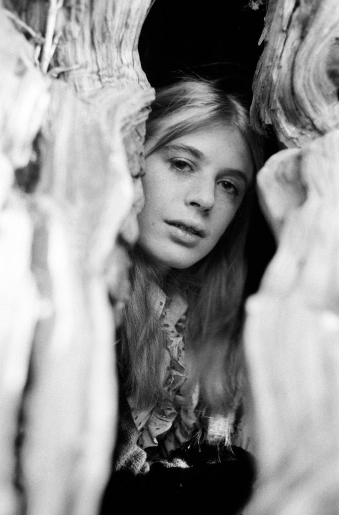 Detail of Marianne Faithfull 1971 by Bill Rowntree