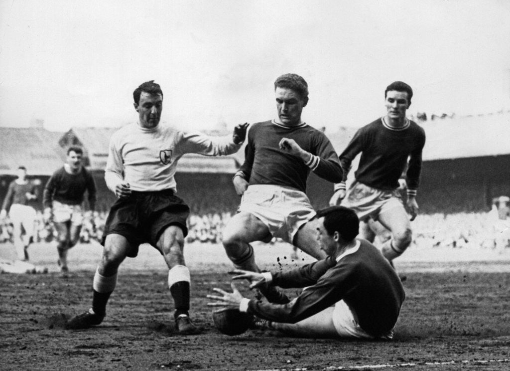 Detail of Gordon Banks of Leicester by Staff