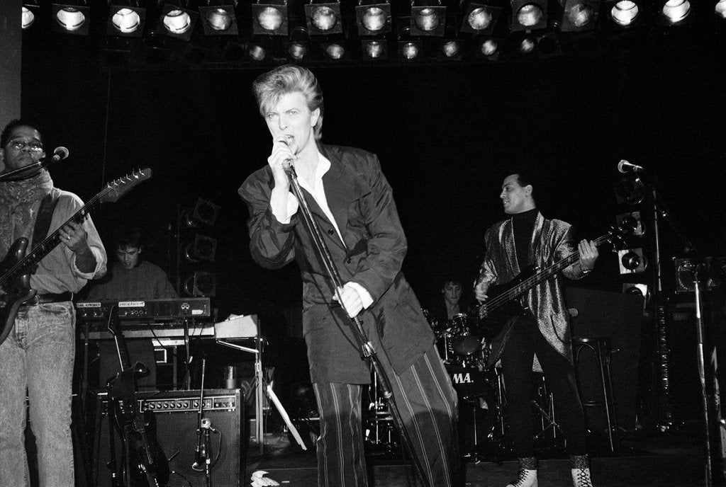 Detail of David Bowie 1985 by Burton
